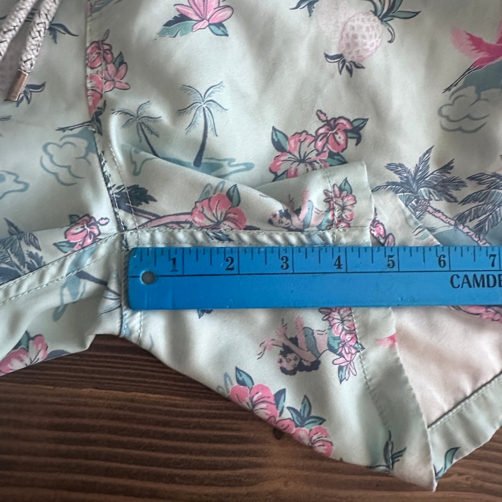 The Endless Summer Swim Trunks S Tropical Print - Picture 8 of 9